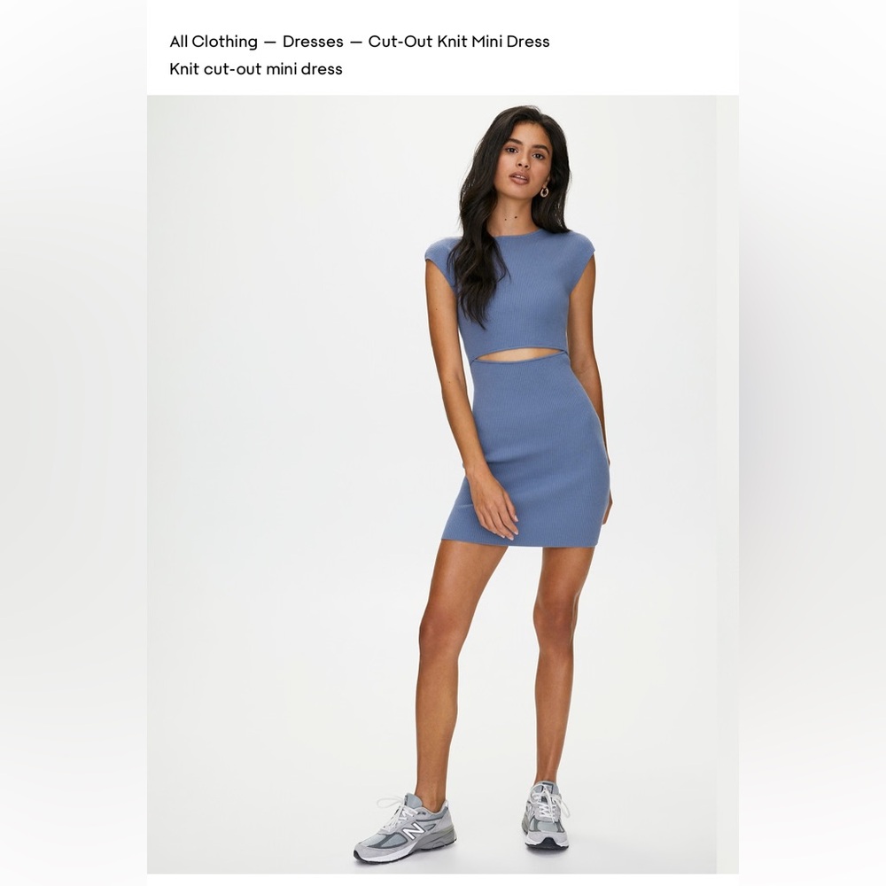 Wilfred Free Cut-Out Mini Dress